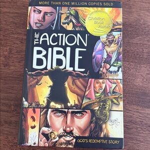 The Action Bible God’s redemptive story hardcover book